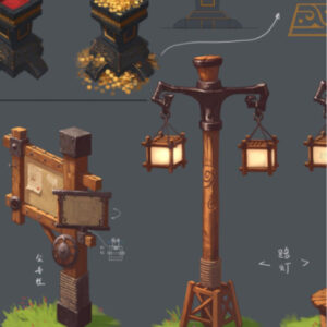 Ambient 2D props for environments